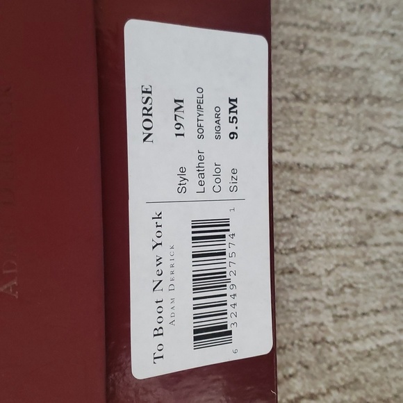 To Boot New York Norse mens shearling lined loafer - Picture 5 of 5